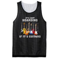 ItS Not Hoarding If Its Guitars Funny Music Lover Guitarist Mesh Reversible Basketball Jersey Tank