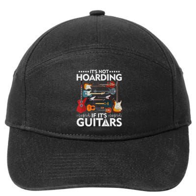 It’S Not Hoarding If It’S Guitars Musicians 7-Panel Snapback Hat