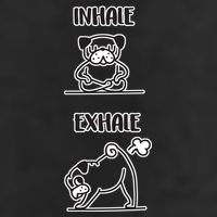 Inhale Exhale Pug Cool Comfort Performance Bucket Hat