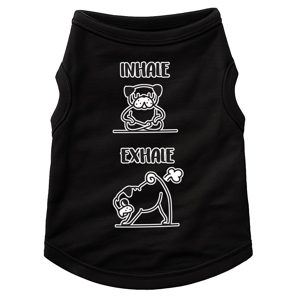 Inhale Exhale Pug Doggie Tank
