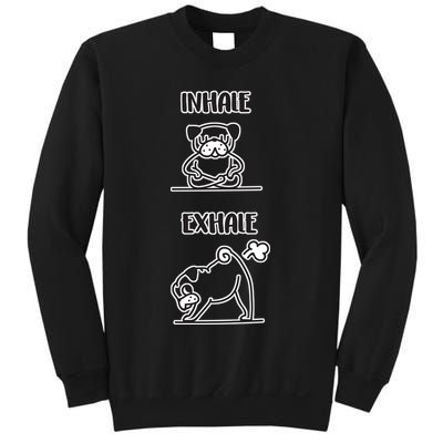 Inhale Exhale Pug Sweatshirt