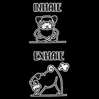Inhale Exhale Pug City Backpack