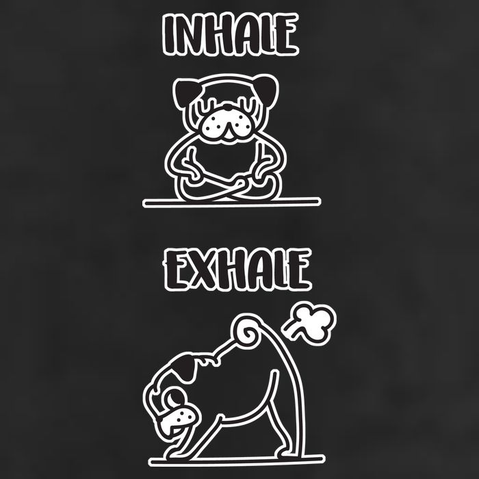Inhale Exhale Pug Adult Drive Performance Visor