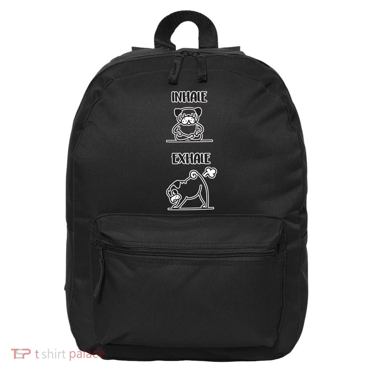 Inhale Exhale Pug 16 in Basic Backpack