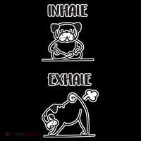 Inhale Exhale Pug Premium T-Shirt