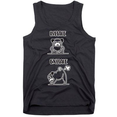 Inhale Exhale Pug Tank Top
