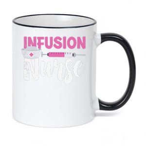 Infusion Nurse Intravenous IV Therapy Oncology Nurse Needle 11oz Black Color Changing Mug