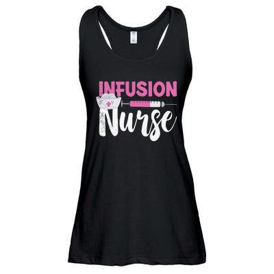 Infusion Nurse Intravenous IV Therapy Oncology Nurse Needle Ladies Essential Flowy Tank