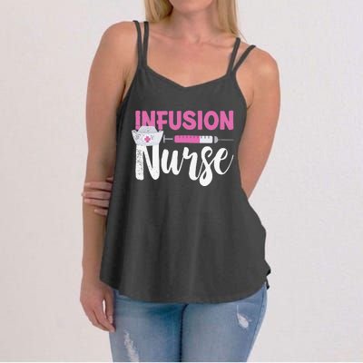 Infusion Nurse Intravenous IV Therapy Oncology Nurse Needle Women's Strappy Tank