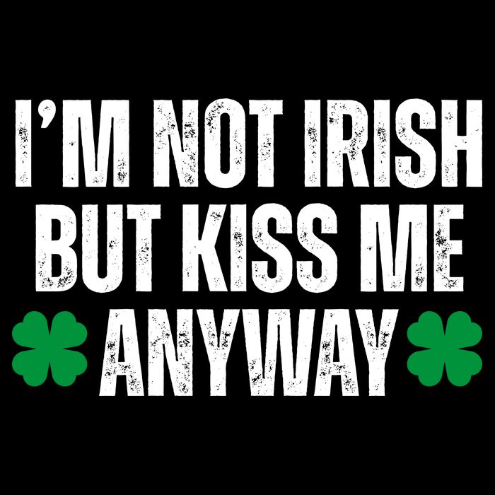 Im Not Irish But Kiss Me Anyway St Patricks Day Funny Impact Tech Backpack