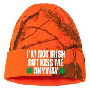 Im Not Irish But Kiss Me Anyway St Patricks Day Funny Kati Licensed 12" Camo Beanie