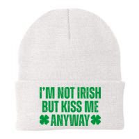 Im Not Irish But Kiss Me Anyway St Patricks Day Funny Beanie