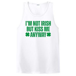 Im Not Irish But Kiss Me Anyway St Patricks Day Funny PosiCharge Competitor Tank