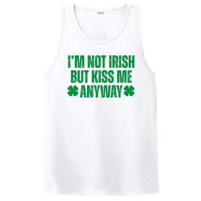 Im Not Irish But Kiss Me Anyway St Patricks Day Funny PosiCharge Competitor Tank