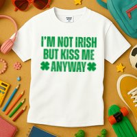 Im Not Irish But Kiss Me Anyway St Patricks Day Funny Kids T-Shirt