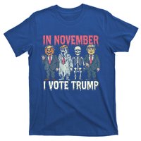 In November I Vote Trump Funny Halloween Political T-Shirt