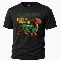 IM Not Irish But Kiss Me Anyway Dachshund St. Patrick Day Cooling Performance Crew T-Shirt