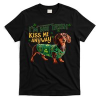 IM Not Irish But Kiss Me Anyway Dachshund St. Patrick Day T-Shirt