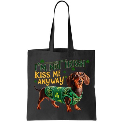 IM Not Irish But Kiss Me Anyway Dachshund St. Patrick Day Bag