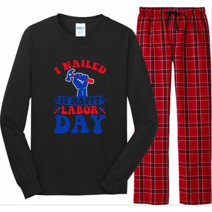 I Nailed It Happy Labor Day Gift Long Sleeve Pajama Set