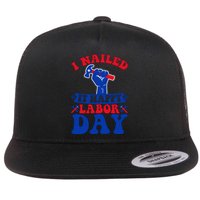 I Nailed It Happy Labor Day Gift Flat Bill Trucker Hat