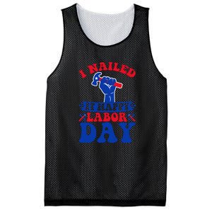 I Nailed It Happy Labor Day Gift Mesh Reversible Basketball Jersey Tank