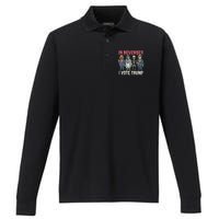 In November I Vote Trump Funny Halloween Political Performance Long Sleeve Polo