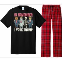 In November I Vote Trump Funny Halloween Political Pajama Set