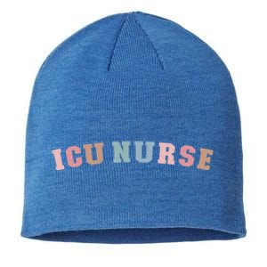 Icu Nurse Intensive Care Unit Nurse Icu Nursing Cute Gift Sustainable Beanie