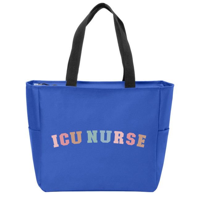 Icu Nurse Intensive Care Unit Nurse Icu Nursing Cute Gift Zip Tote Bag