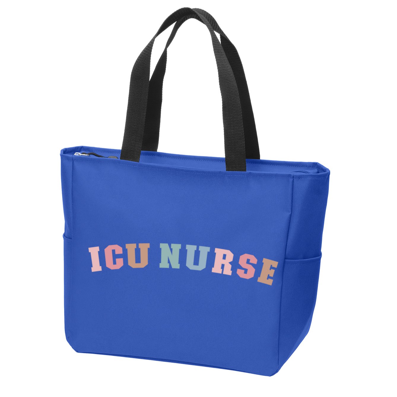 Icu Nurse Intensive Care Unit Nurse Icu Nursing Cute Gift Zip Tote Bag