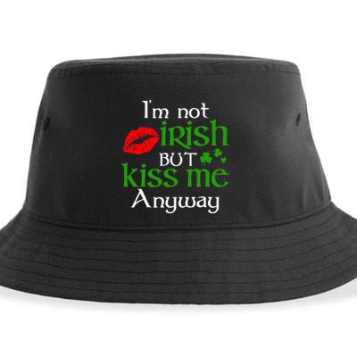Im Not Irish But Kiss Me Anyway St. Patrick Day Irish Sustainable Bucket Hat