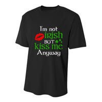 Im Not Irish But Kiss Me Anyway St. Patrick Day Irish Youth Performance Sprint T-Shirt