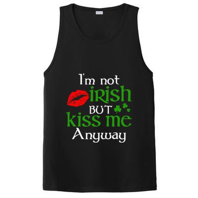 Im Not Irish But Kiss Me Anyway St. Patrick Day Irish PosiCharge Competitor Tank