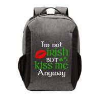 Im Not Irish But Kiss Me Anyway St. Patrick Day Irish Vector Backpack
