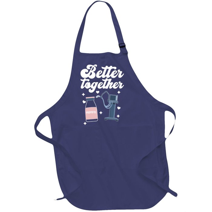 ICU Nurse Intensive Care Unit Nurse Funny ICU Nursing Full-Length Apron With Pockets