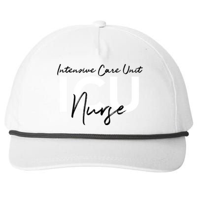 Icu Nurse Intensive Care Unit Meaningful Gift Snapback Five-Panel Rope Hat