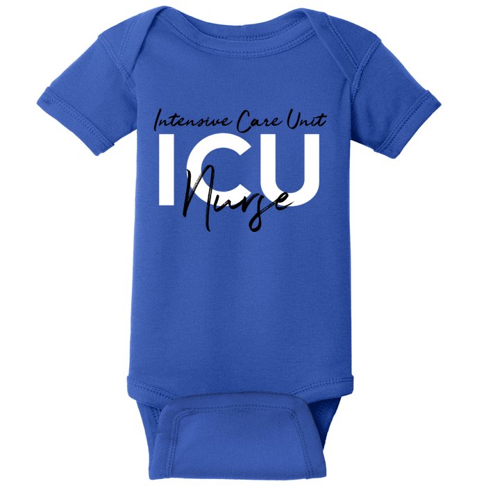 Icu Nurse Intensive Care Unit Meaningful Gift Baby Bodysuit