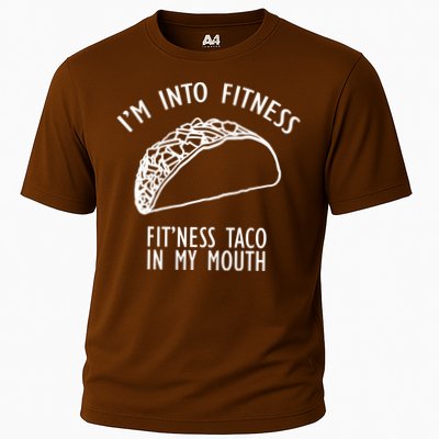 I'm Not Into Fitness Fit'ness Taco In My Mouth Performance Shirt