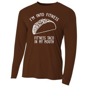 I'm Not Into Fitness Fit'ness Taco In My Mouth Cooling Performance Long Sleeve Crew