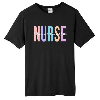 Icu Nurse Intensive Care Unit Nurse Gift Tall Fusion ChromaSoft Performance T-Shirt