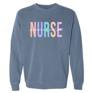 Icu Nurse Intensive Care Unit Nurse Gift Garment-Dyed Sweatshirt