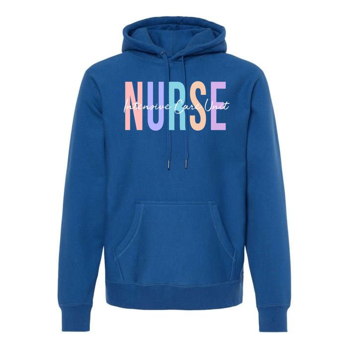 Icu Nurse Intensive Care Unit Nurse Gift Premium Hoodie