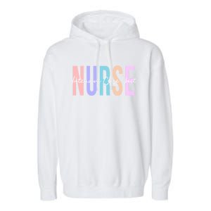 Icu Nurse Intensive Care Unit Nurse Gift Garment-Dyed Fleece Hoodie