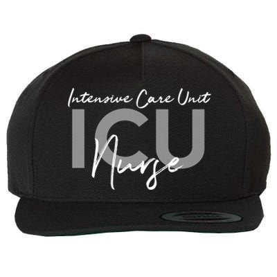 Icu Nurse Intensive Care Unit Gift Wool Snapback Cap