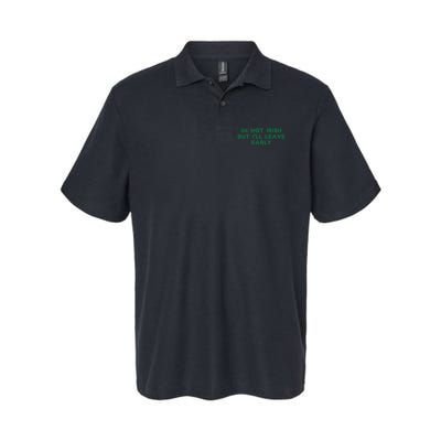 Im Not Irish But ILl Leave Early Funny Irish St Patricks Polo