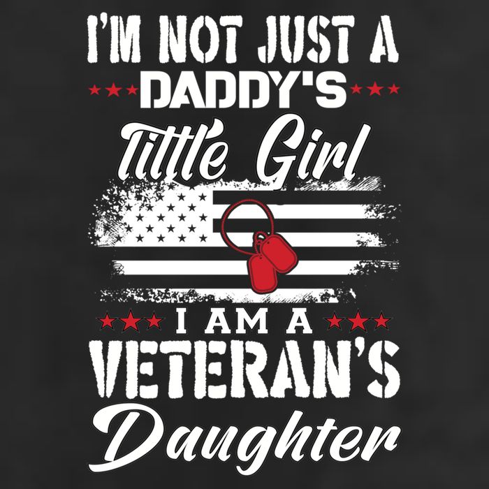 IM Not Just DaddyS Little Girl IM A Veterans Daughter Cool Comfort Performance Bucket Hat