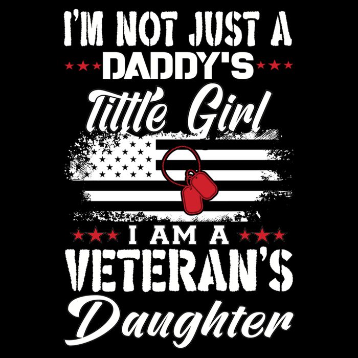IM Not Just DaddyS Little Girl IM A Veterans Daughter Cooling Performance Crew T-Shirt