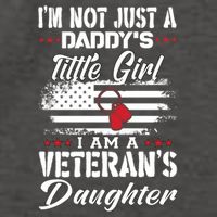 IM Not Just DaddyS Little Girl IM A Veterans Daughter Vector Backpack