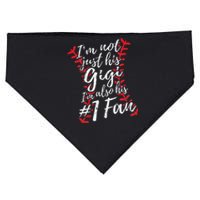 I'm Not Just His Gigi I'm His Number One Fan Baseball Cute USA-Made Doggie Bandana